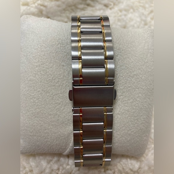 NWOT Mens Black 2-Tone with Date Watch - Picture 4 of 4